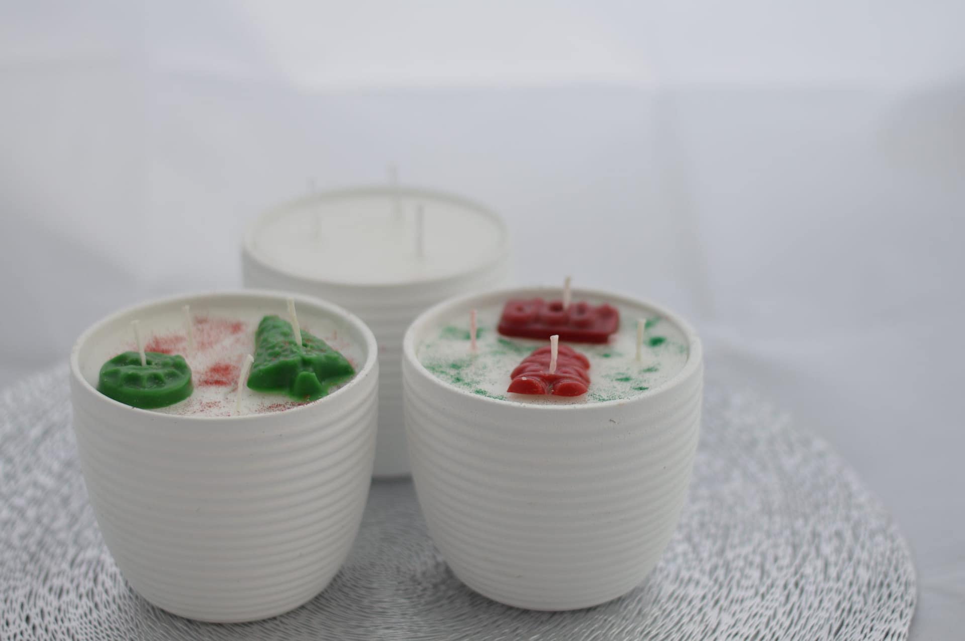 Citronella & Vanilla Scented Christmas Candle CanDeLight